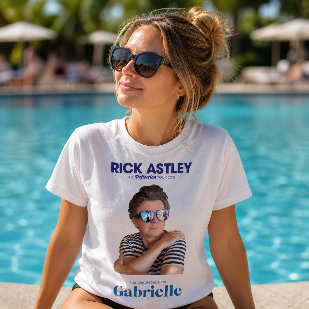 Rick Astley Reflection Tour 2026 T- Shirt