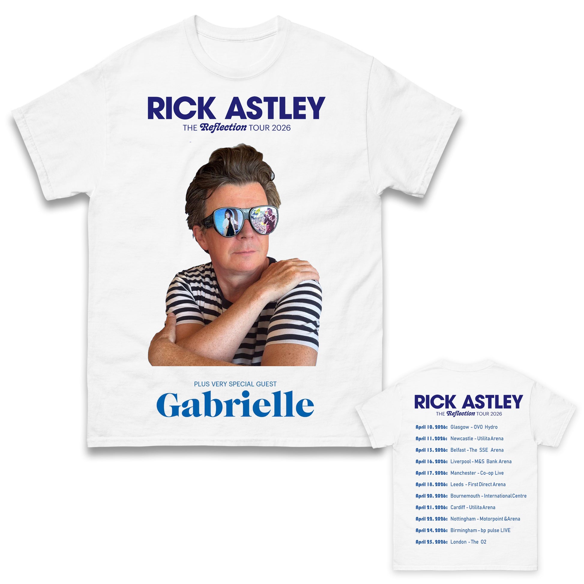 Rick Astley Reflection Tour 2026 T- Shirt