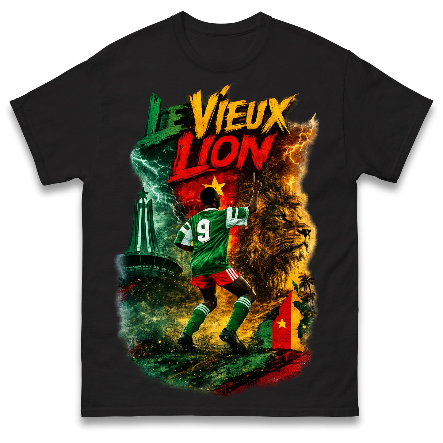 Roger Milla Cameroon Football Shirt
