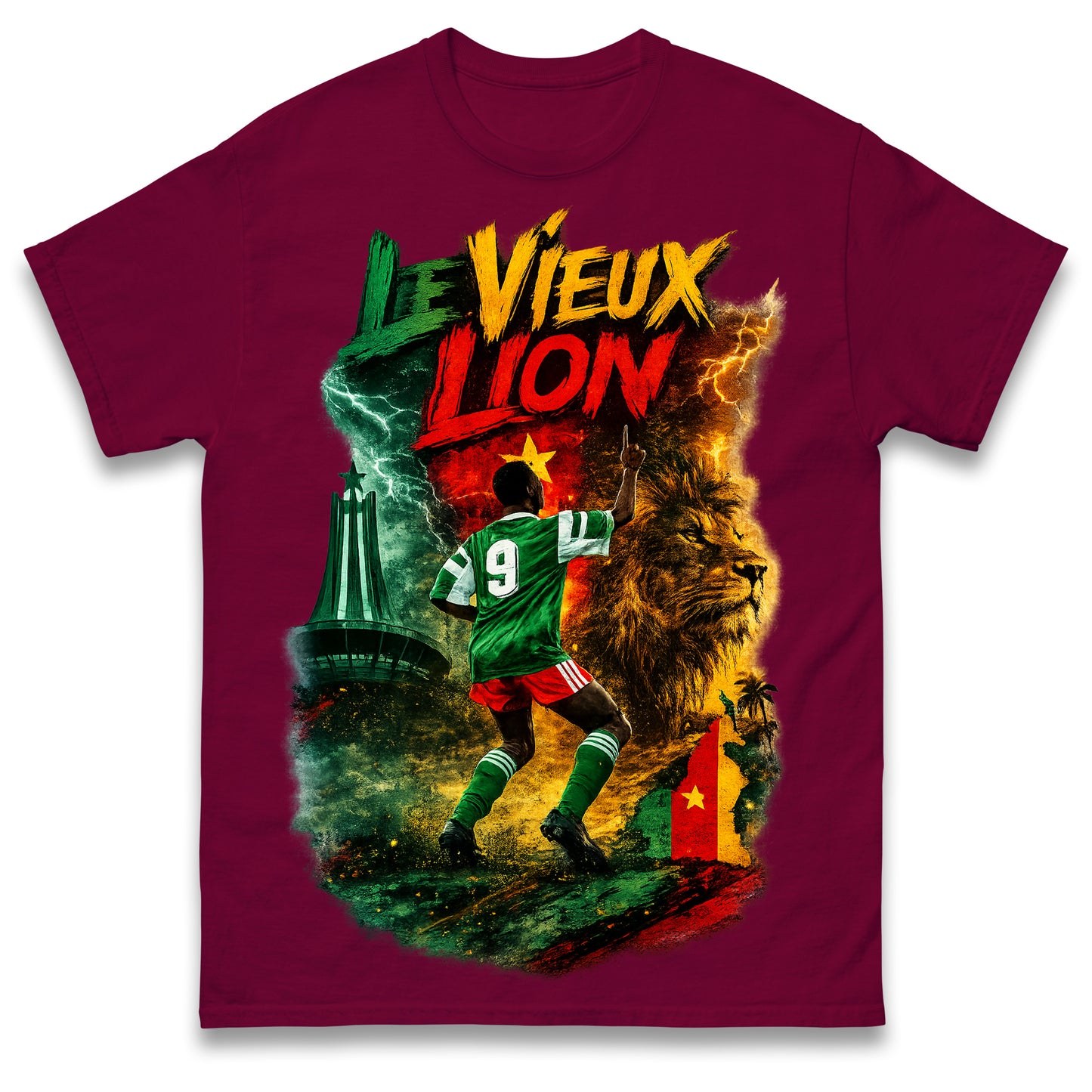 Roger Milla Cameroon Football Shirt