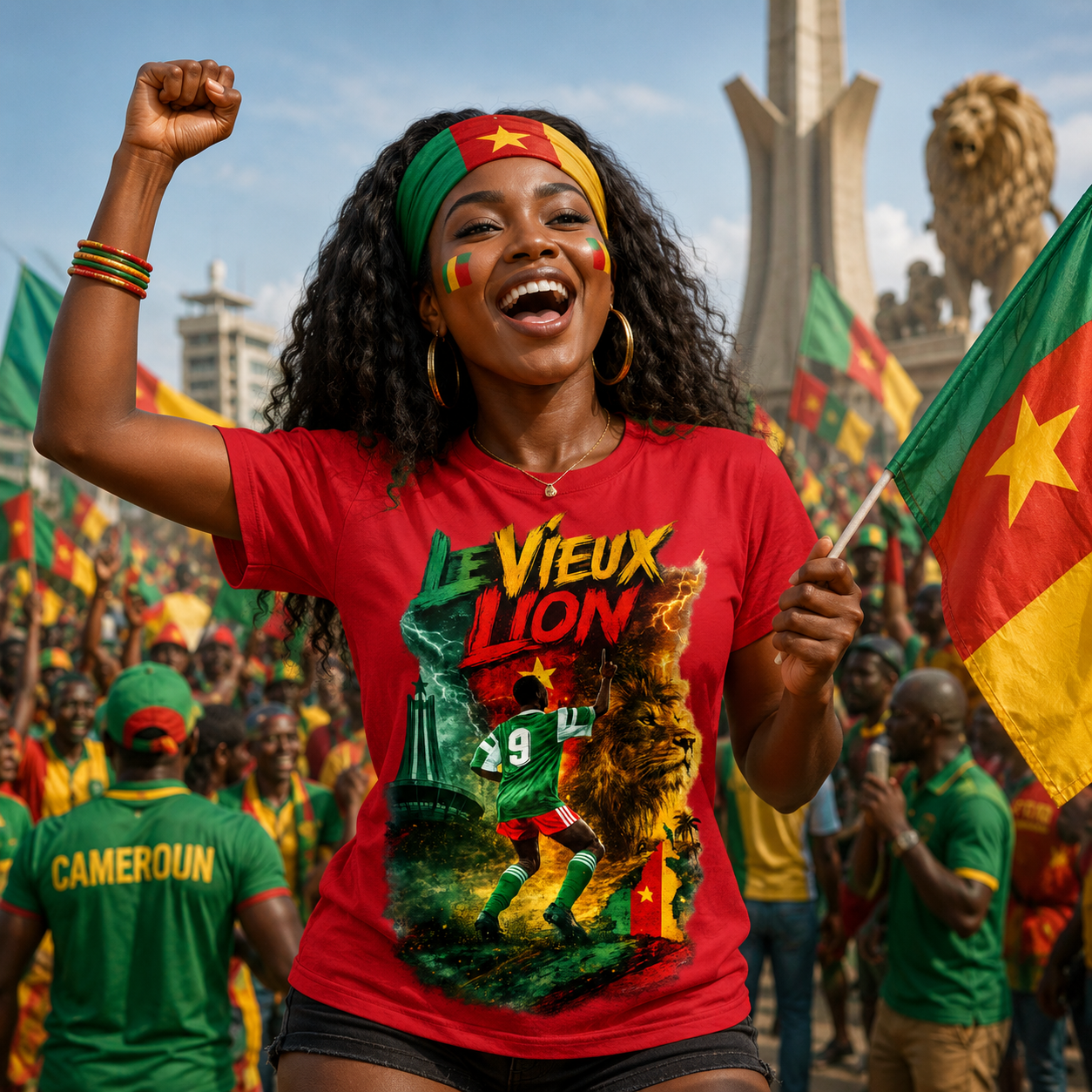 Roger Milla Cameroon Football Shirt