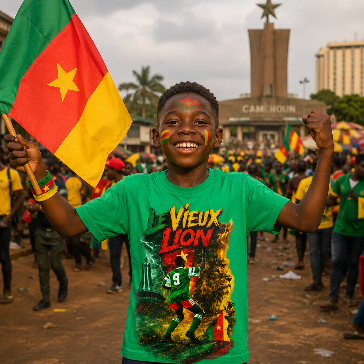 Roger Milla Cameroon Football Shirt