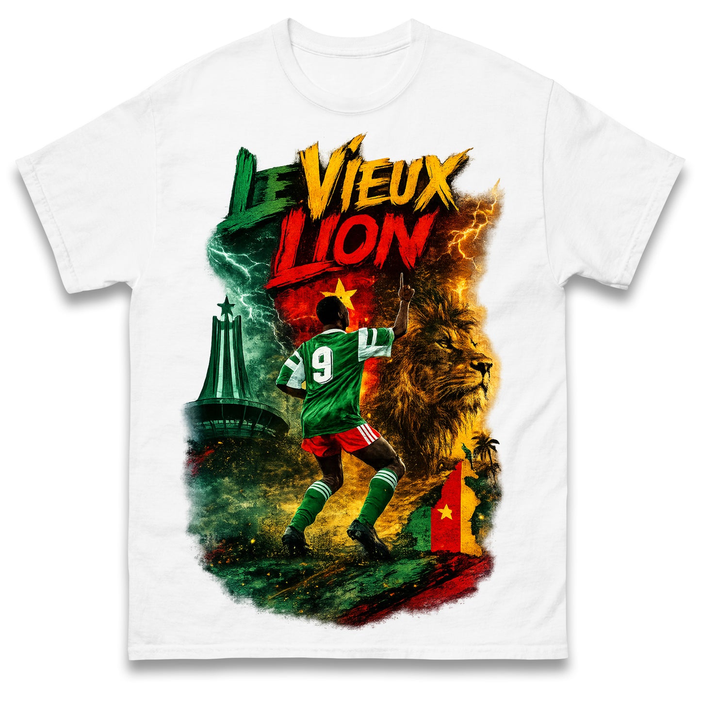 Roger Milla Cameroon Football Shirt