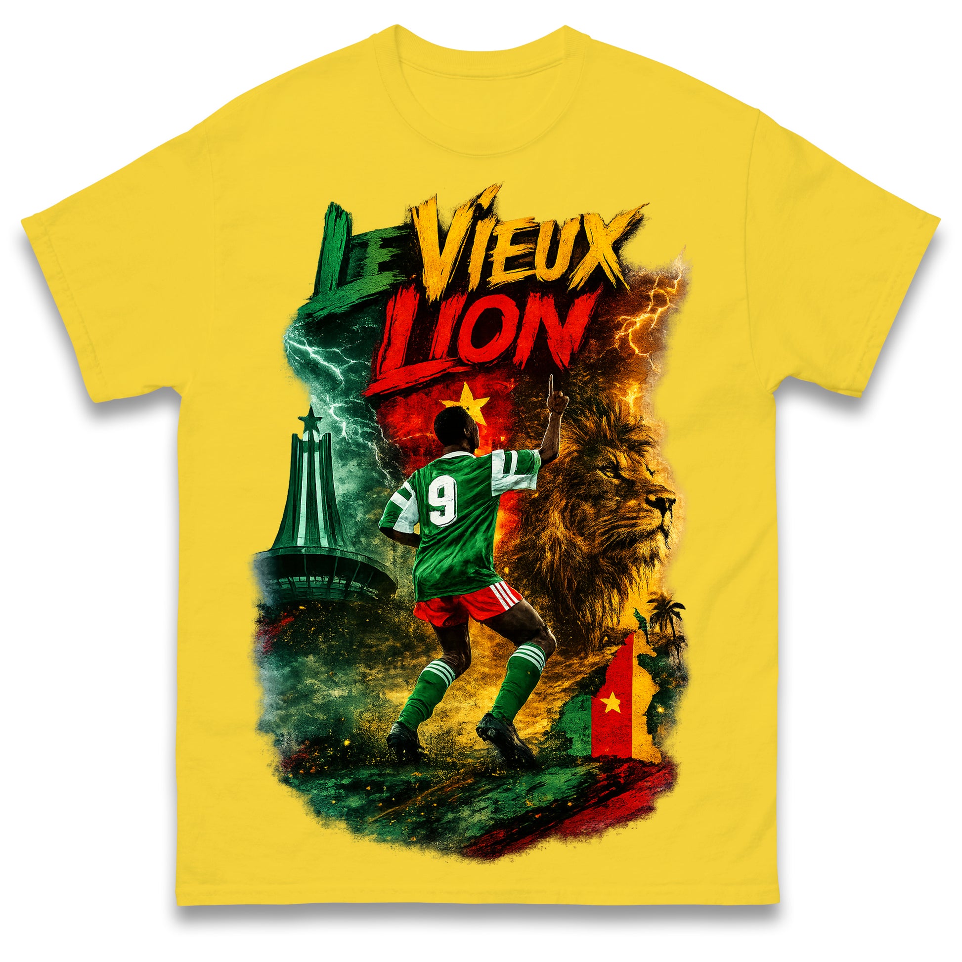 Roger Milla Cameroon Football Shirt