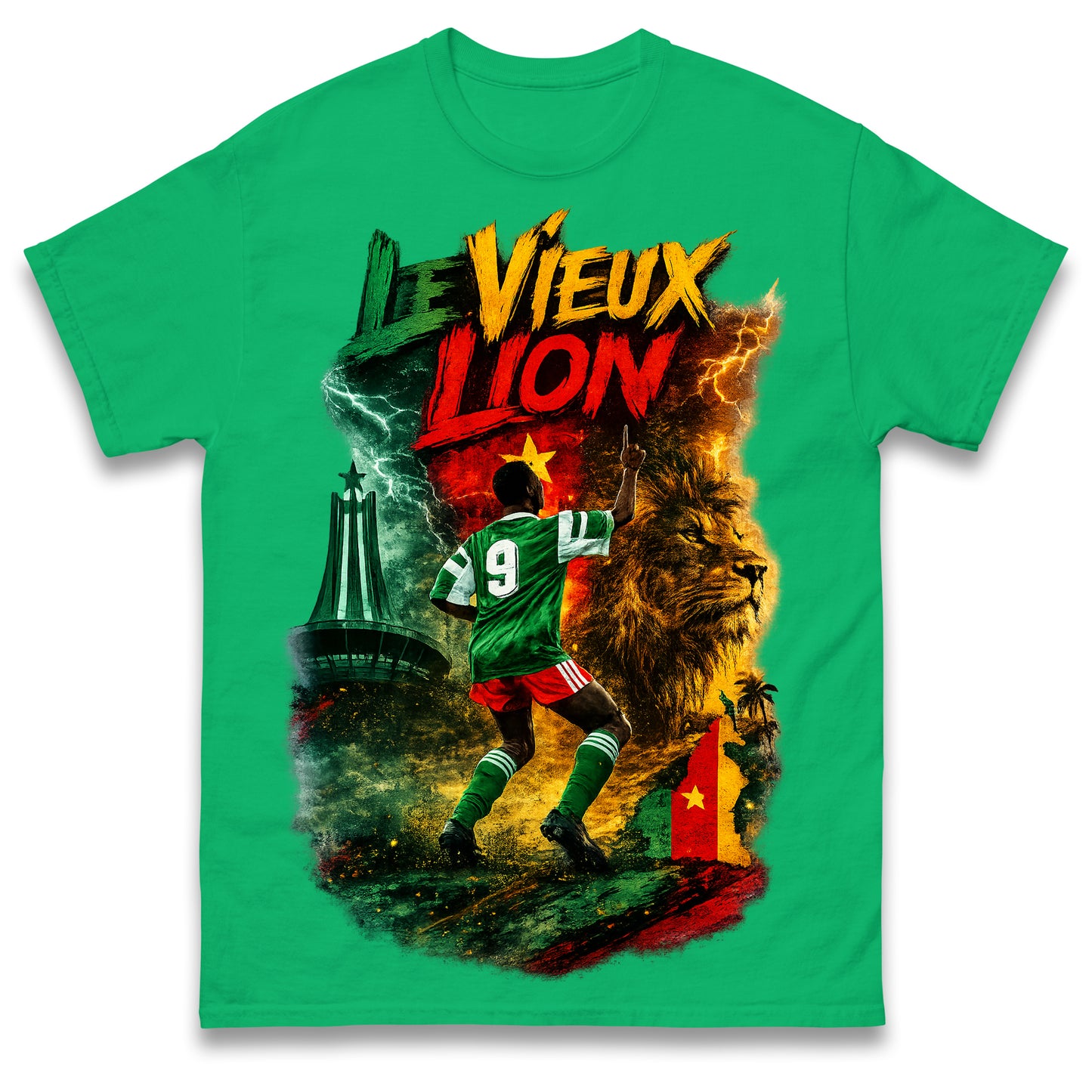 Roger Milla Cameroon Football Shirt