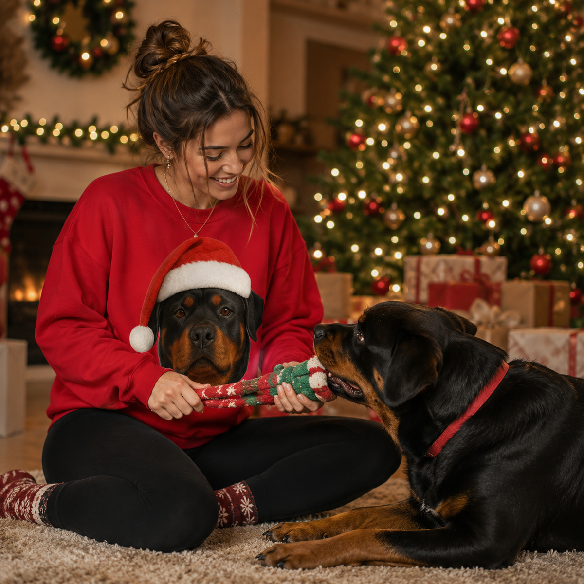 Rottweiler Christmas Jumper
