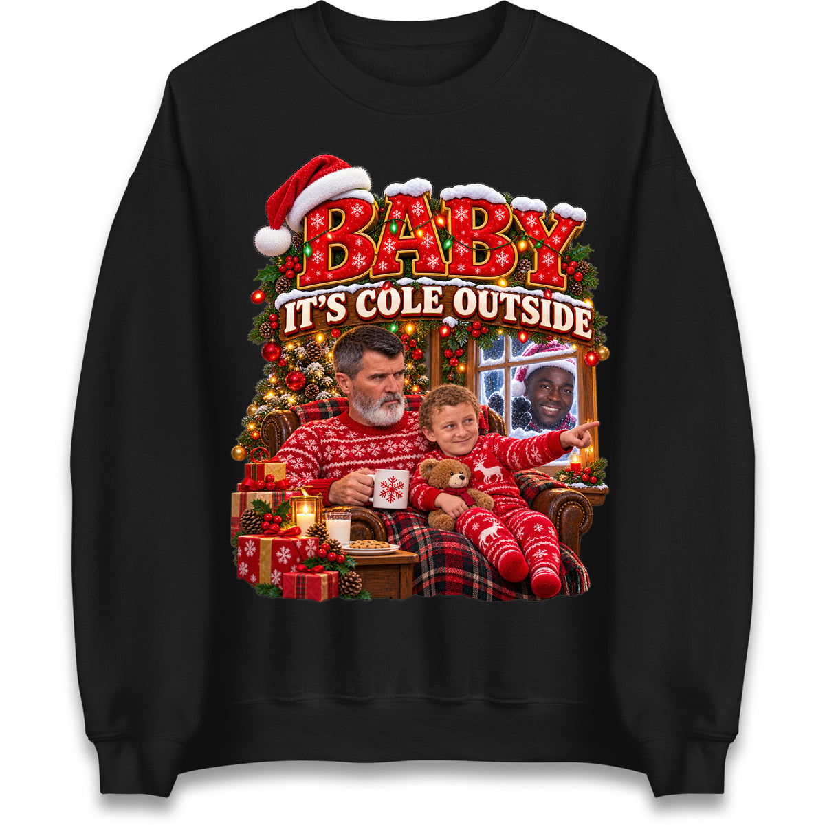 Roy Keane Man Utd Christmas Jumper