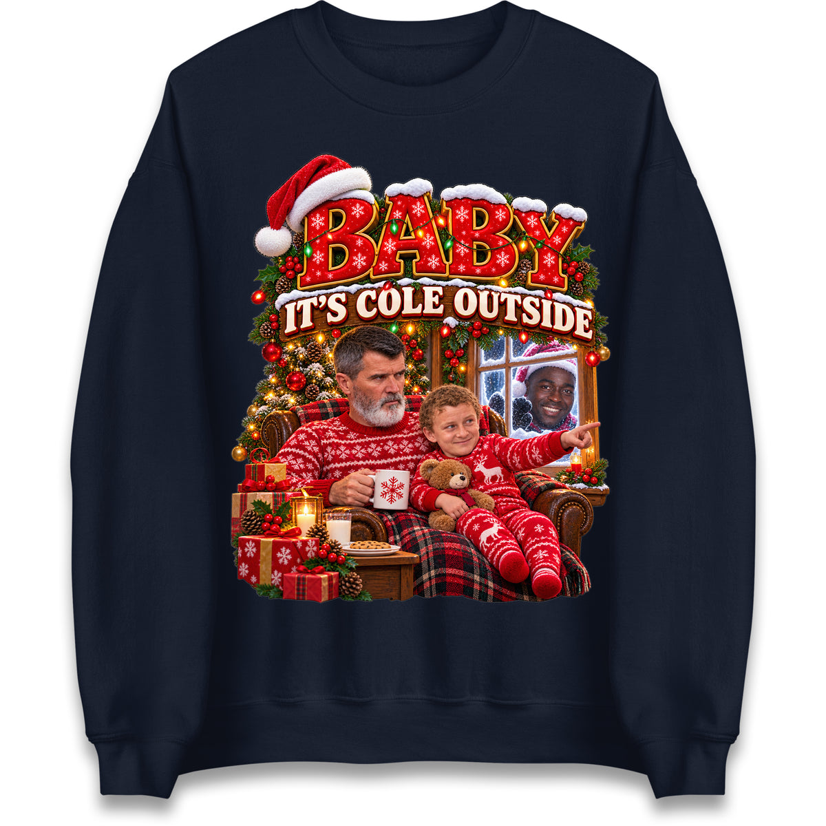 Roy Keane Man Utd Christmas Jumper