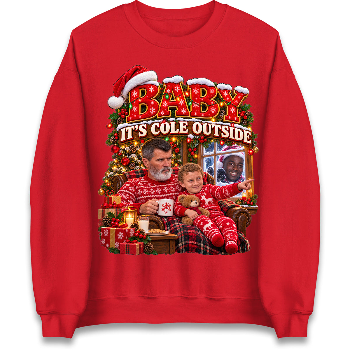 Roy Keane Man Utd Christmas Jumper