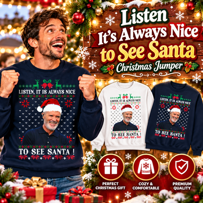 Roy Keane Always Nice To See Santa Christmas Jumper