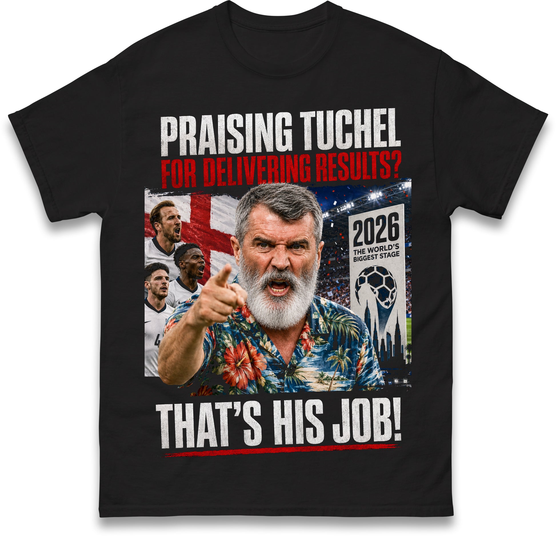 Roy Keane England World Cup 2026 T Shirt