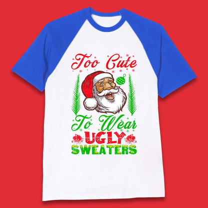 Ugly Sweaters Christmas Baseball T-Shirt