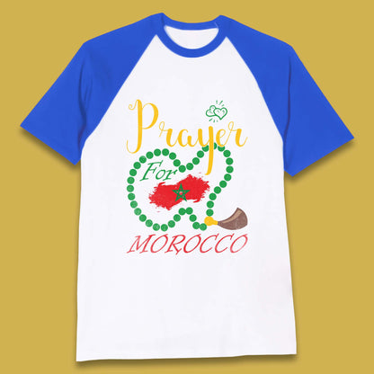 Prayer For Morocco Stay Strong Morocco Earthquake Support Baseball T Shirt