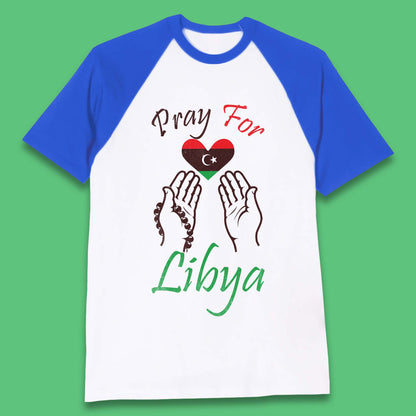 Pray For Libya Help Libya Flood Solidarity Stand With Libya Baseball T Shirt