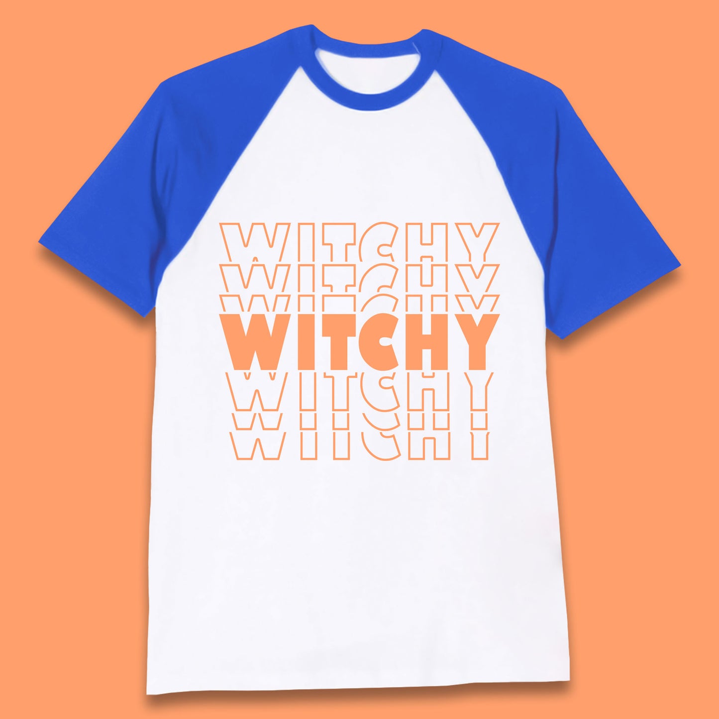 Witchy Halloween Witches Spooky Witch Vibes Witchy Aesthetic Halloween Party Baseball T Shirt