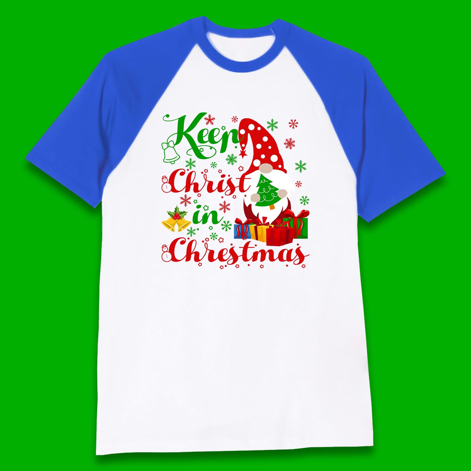 baseball christmas shirt