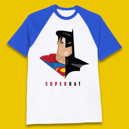 Super Bat Batman V Superman: Dawn Of Justice Superhero Film Comic Book Characters DC Comics Baseball T Shirt