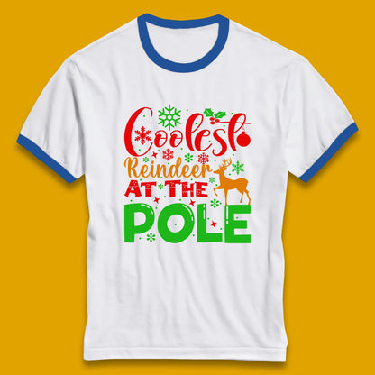 coolest reindeer ringer t shirt