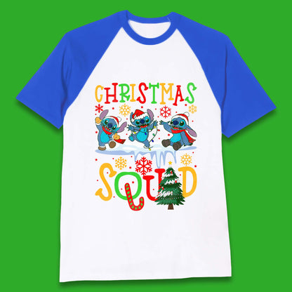 Christmas Stitch Squad Baseball T-Shirt