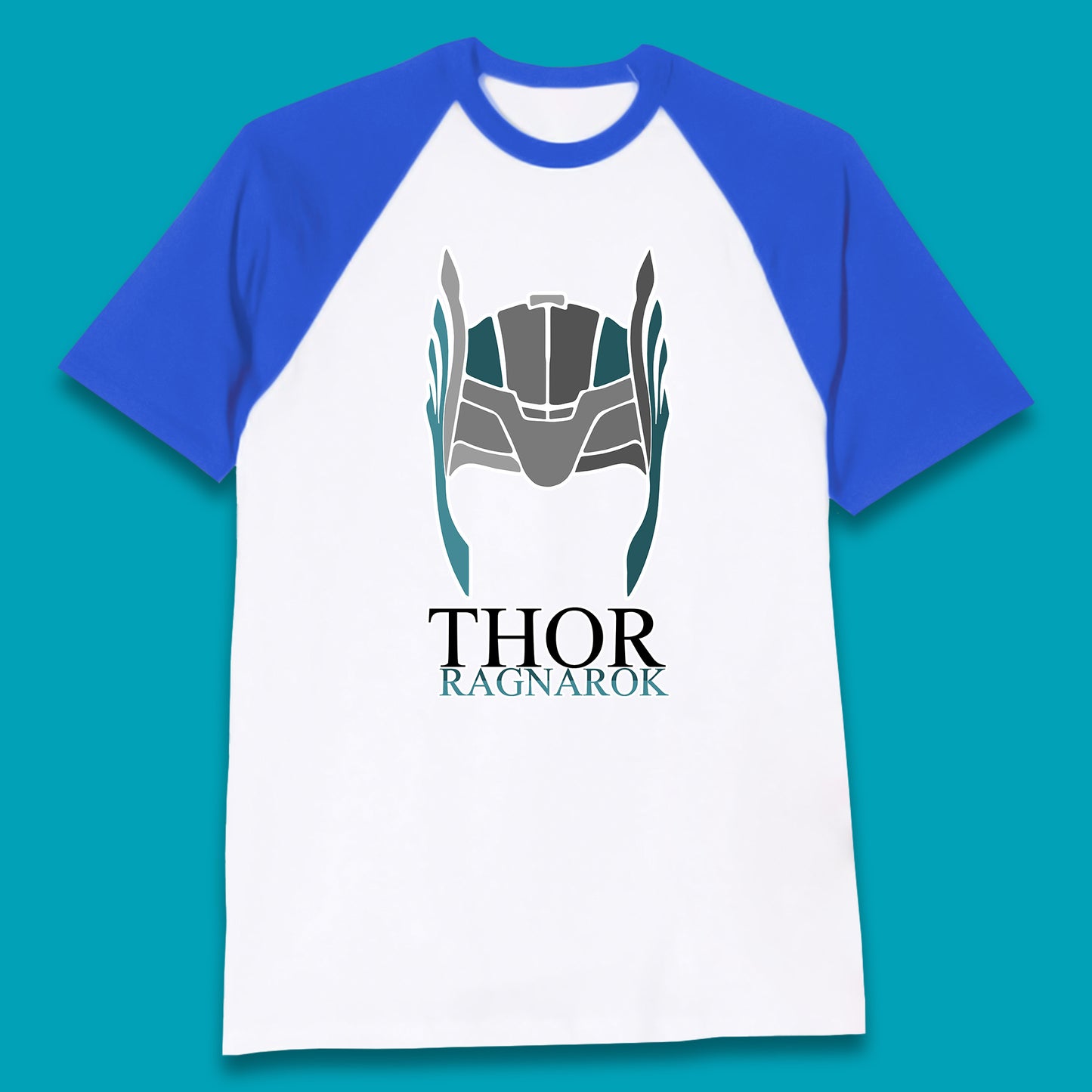 Thor Ragnarok Marvel Avenger Thor Helmet Superhero Movie Character Thor Helmet Ragnarok Baseball T Shirt
