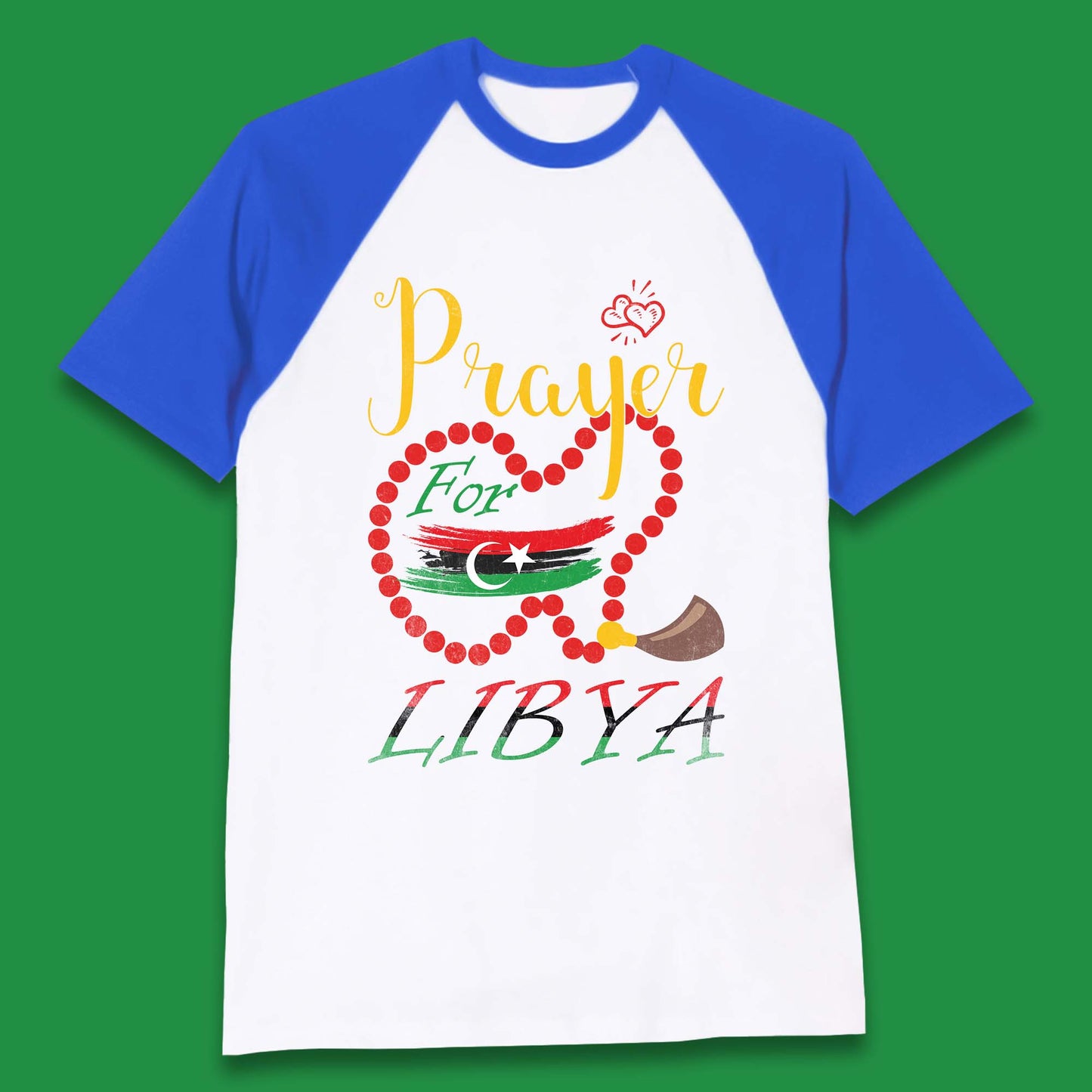 Prayer For Libya Help Libya Flood Solidarity Stand With Libya Baseball T Shirt