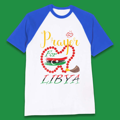 Prayer For Libya Help Libya Flood Solidarity Stand With Libya Baseball T Shirt