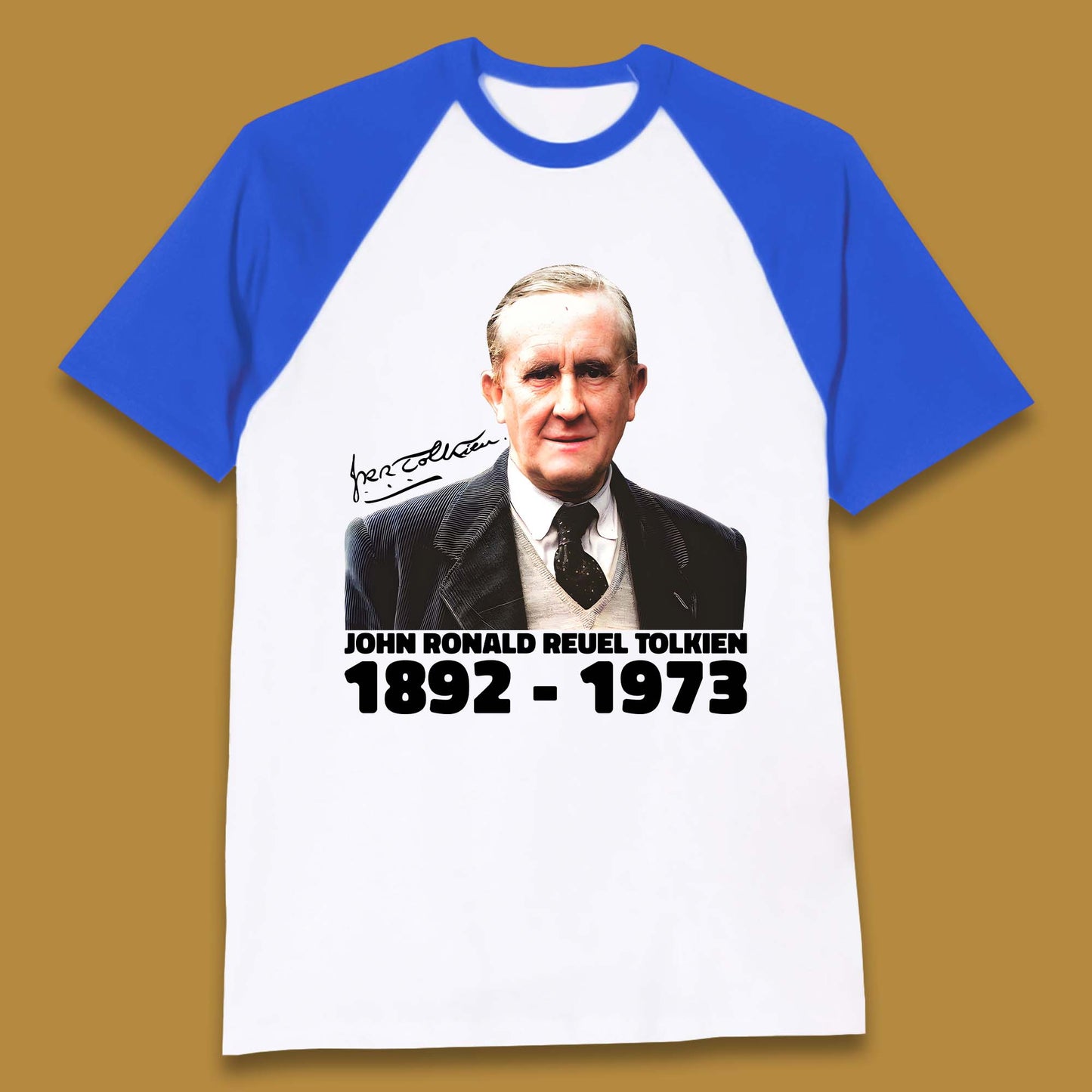 John Ronald Reuel Tolkien 1892-1973 Baseball T-Shirt
