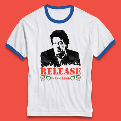 Release Imran Khan Prisoner No 804 Behind You Skipper Stand With Imran Khan Pakistan Pride Of Nation Ringer T Shirt