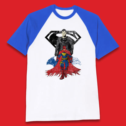 Batman And Superman Future State Dark Detective Superhero Comic Book Characters DC Comics Baseball T Shirt