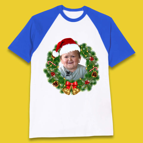 Santa Hasbulla Christmas Baseball T-Shirt