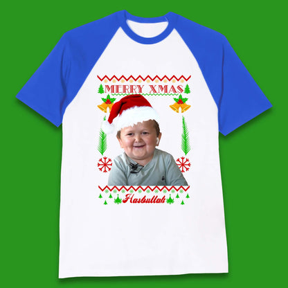 Merry Xmas Hasbullah Christmas Baseball T-Shirt