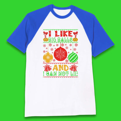 funny balls christmas baseball t shirt