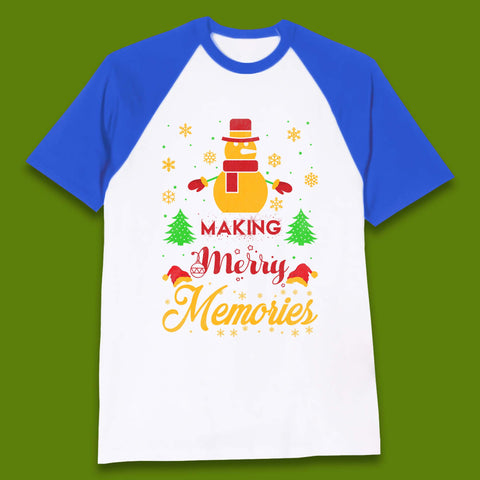 Merry Memories Christmas Baseball T-Shirt