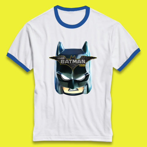Lego Batman Head Lego Batman 3 Beyond Gotham The Lego Batman Movie DC Comics Ringer T Shirt