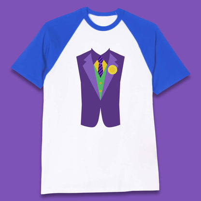 Funny Tuxedo Mardi Gras Tux Party Celebration Costume Baseball T Shirt