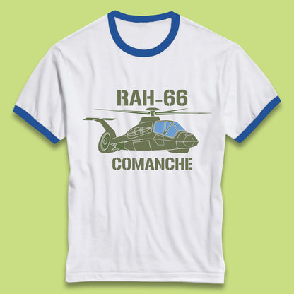 Boeing–Sikorsky RAH-66 Comanche US Army Gunship Attack Helicopter Ringer T Shirt