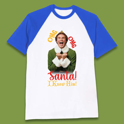 elf baseball t shirt