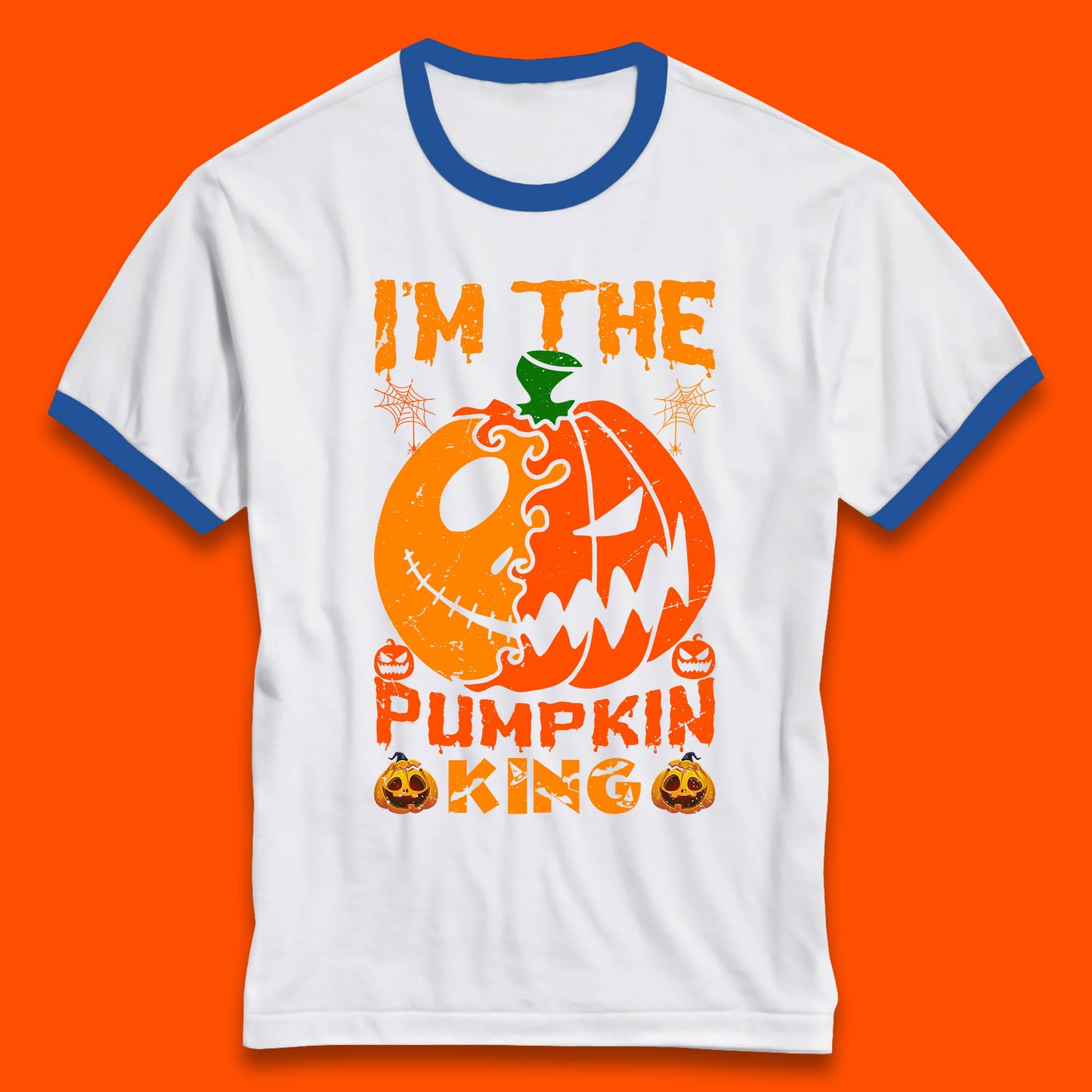 jack skellington pumpkin ringer t shirt
