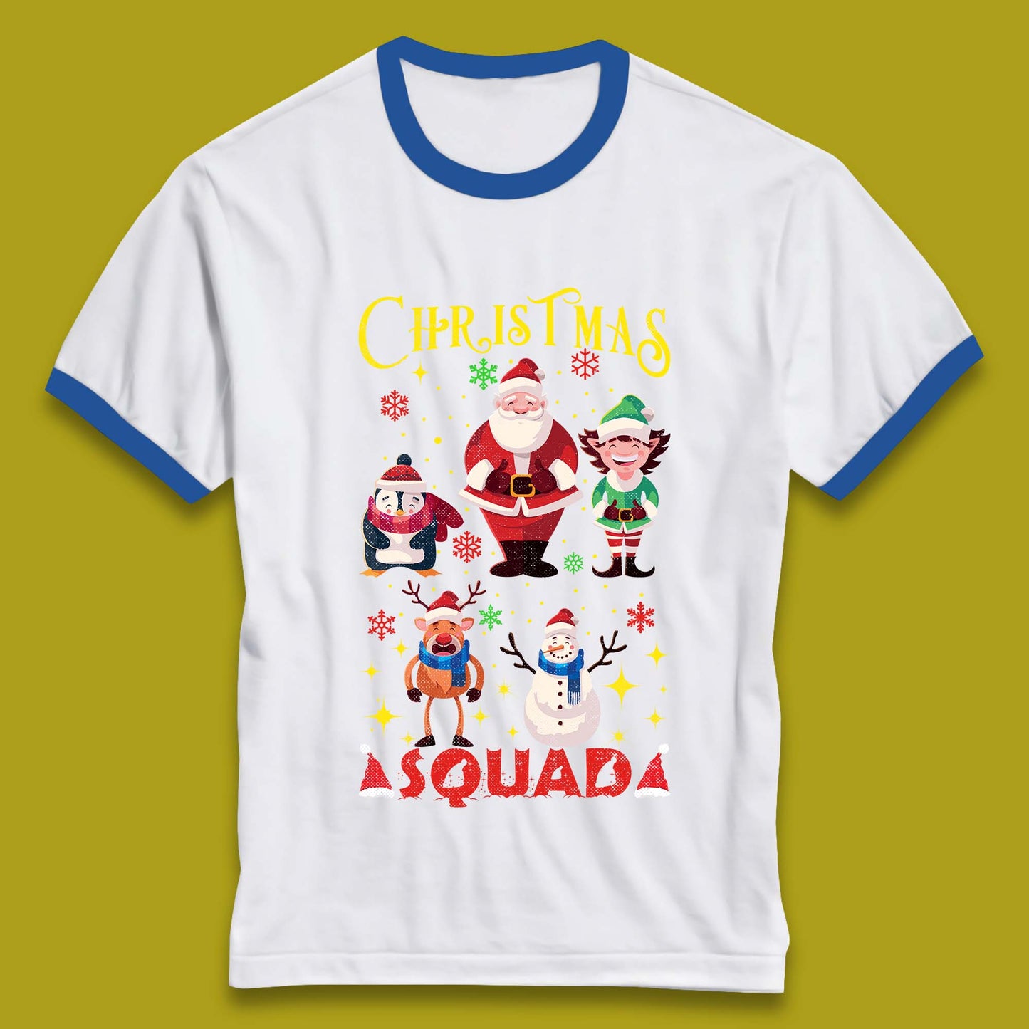 Christmas Squad Ringer T-Shirt