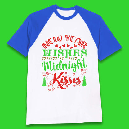 new year wishes christmas baseball t shirt