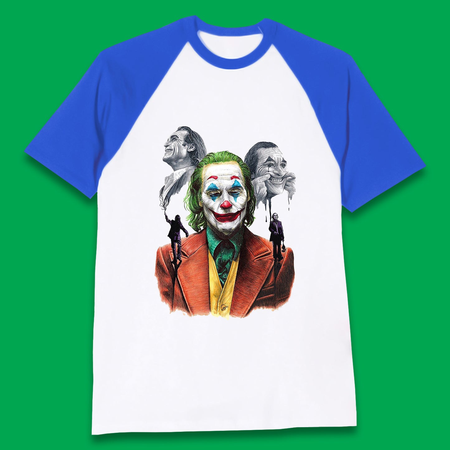 The Joker Why So Serious? Movie Villain Comic Book Character Supervillain Movie Poster Baseball T Shirt