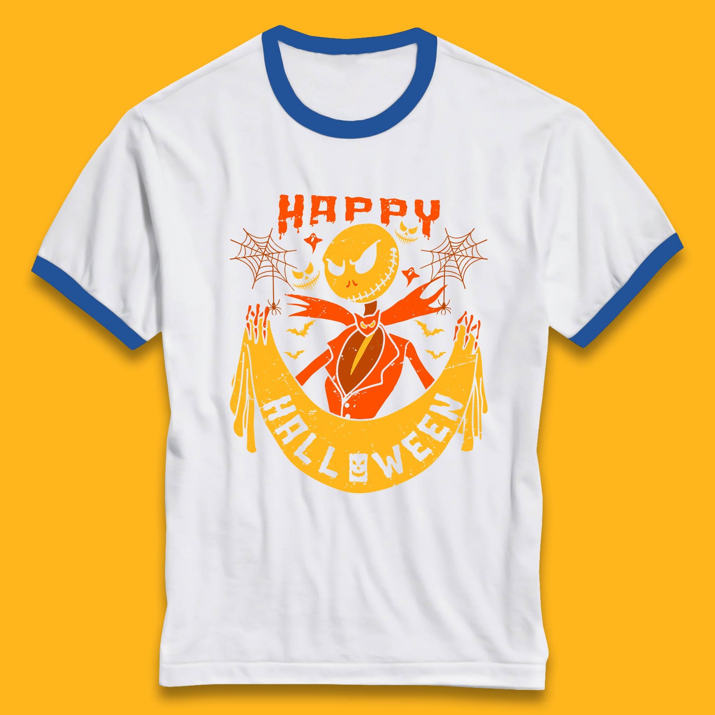 jack skellington halloween ringer t shirt