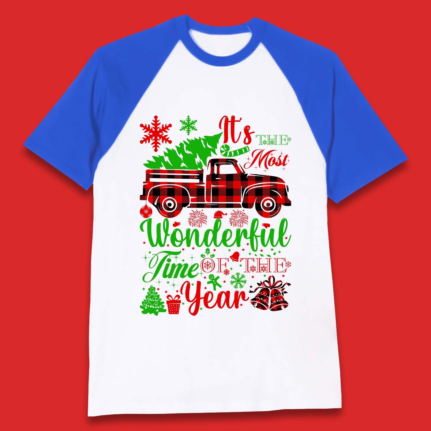 Wonderful Time Of The Year Christmas Baseball T-Shirt