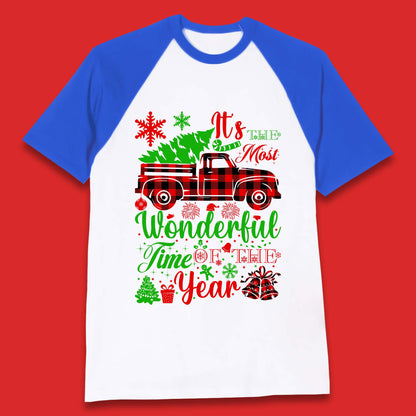 Wonderful Time Of The Year Christmas Baseball T-Shirt
