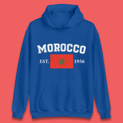 Morocco Est 1956 Unisex Hoodie