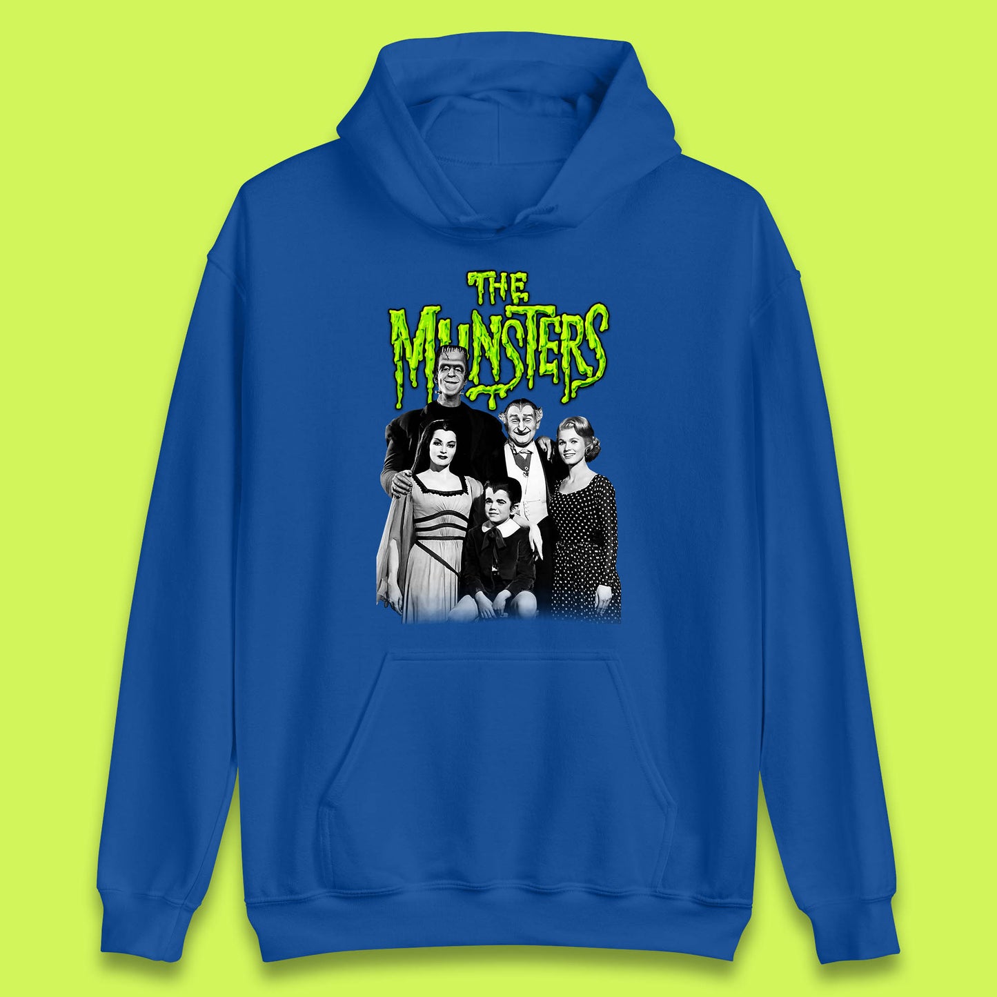 Vintage The Munsters Family TV Series Halloween Frankenstein Horror Scary Unisex Hoodie