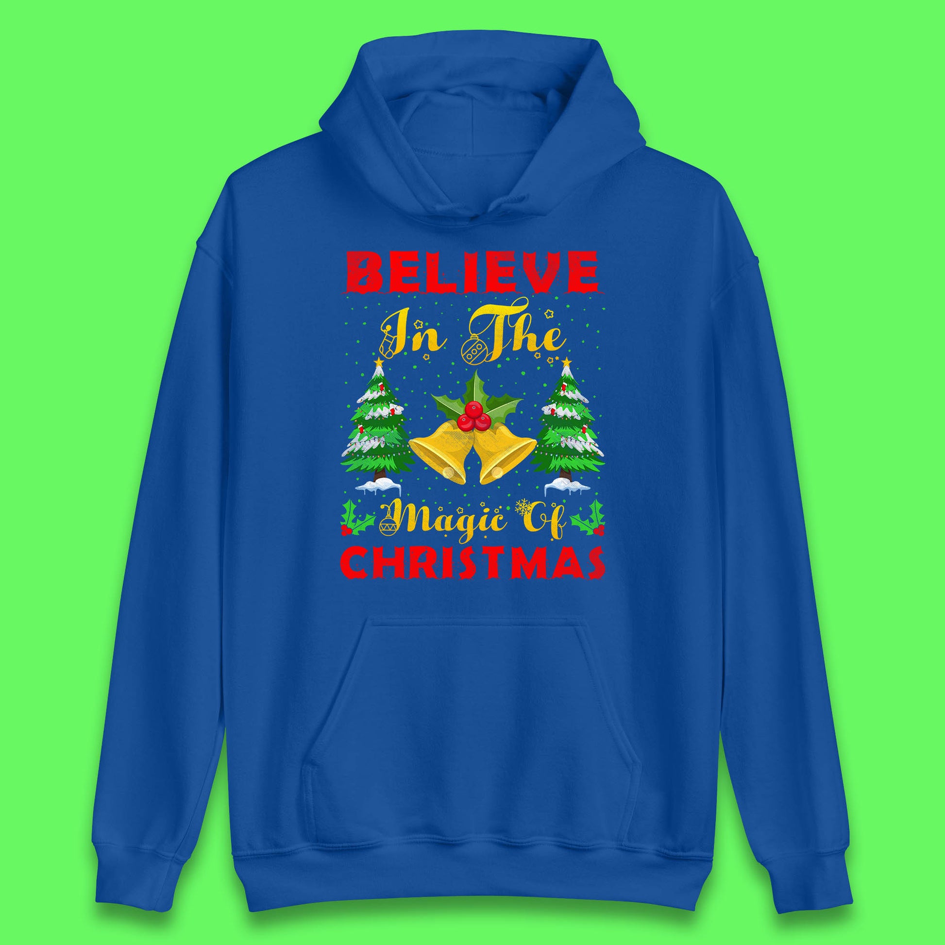 believe in the magic of christmas hoodie