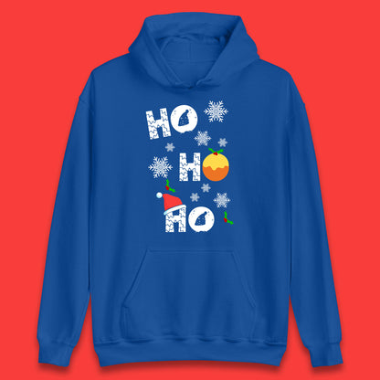 Ho Christmas Santa Hat Hoodie