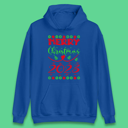 Merry Christmas 2023 Winter Holiday Xmas Festive Celebration Unisex Hoodie