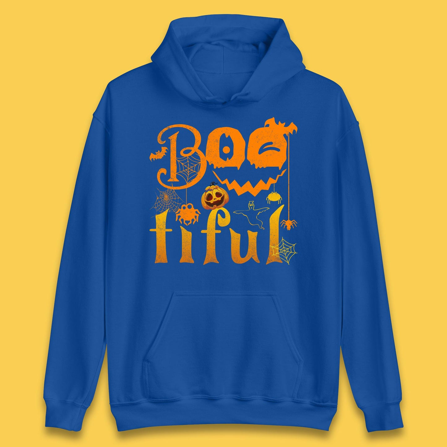 Bootiful Halloween Ghost Funny Boo Ghost Scary Spooky Season Unisex Hoodie